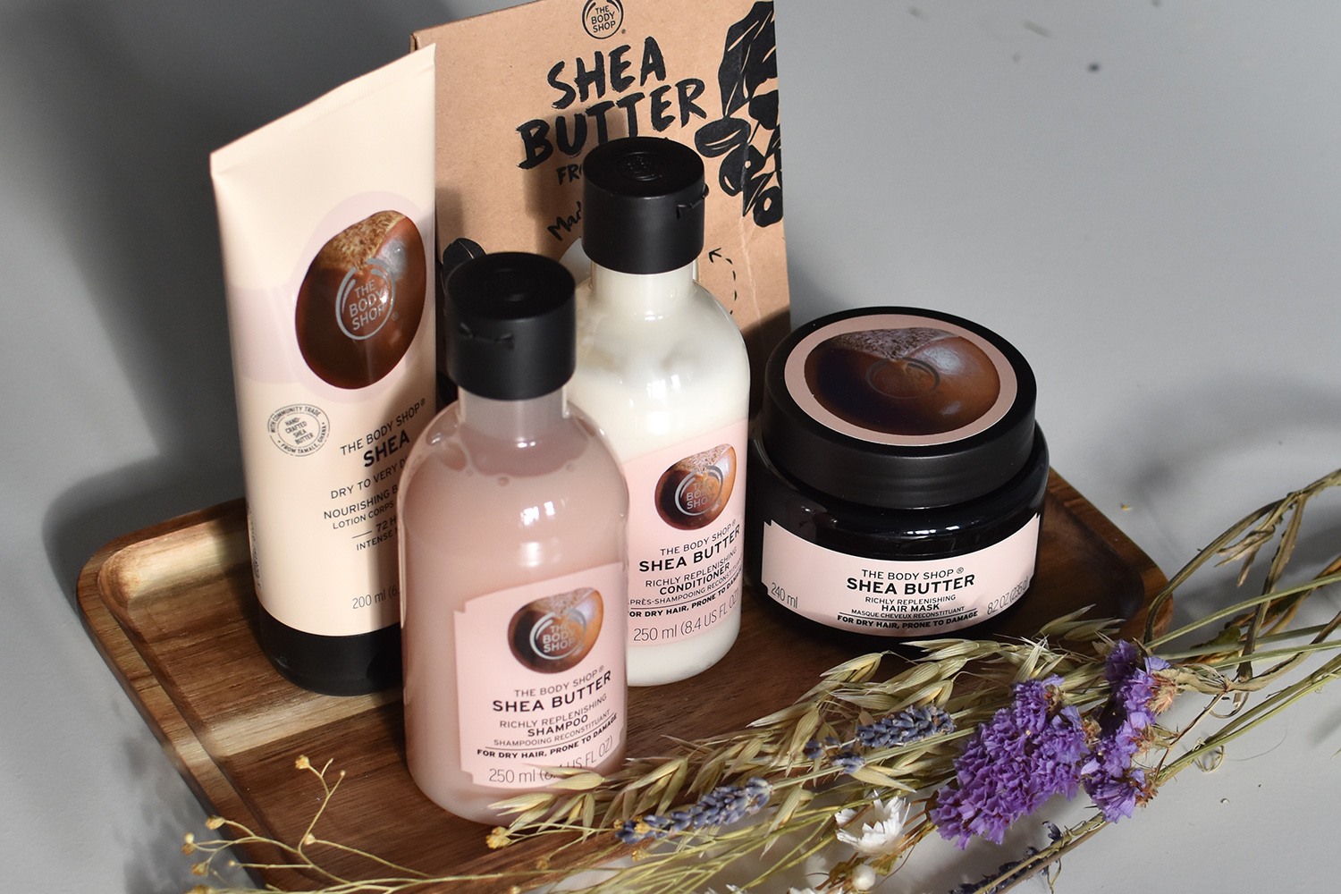 Body shop shea on sale body mist review